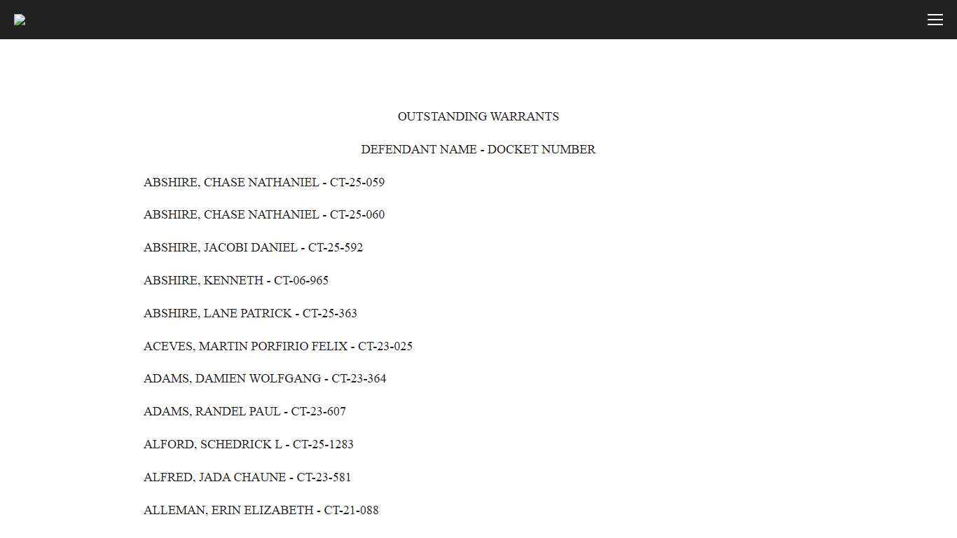 Outstanding Warrants Online Court — Kaplan City Court Online Court